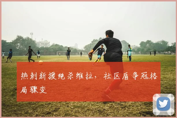 热刺新援绝杀维拉，社区盾争冠格局骤变